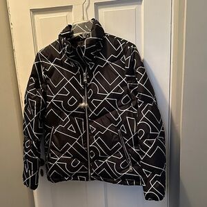 Karl Lagerfeld Black and White Ski Jacket